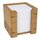 WEDO Zettelbox mit Papier - Bambus