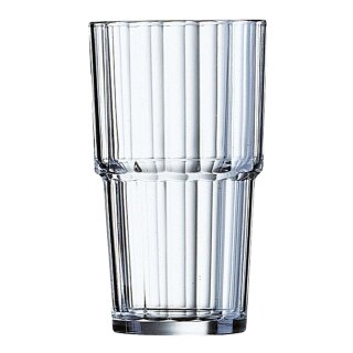 Esmeyer® Glasserie NORVEGE - Trinkgläser, 12,5 cm Höhe, 6er Pack