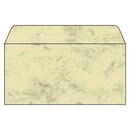Sigel® Umschlag, Marmor beige, DIN lang (110x220 mm), 90...