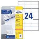 Avery Zweckform® 6173 Universal-Etiketten, 70 x 37...