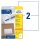 Avery Zweckform® 6176 Universal-Etiketten, 210 x 148 mm, DHL Online Frankierung, 30 Bogen/60 Etiketten, weiß