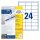 Avery Zweckform® 6172 Universal-Etiketten, 64,6 x 33,8 mm, 30 Bogen/720 Etiketten, weiß