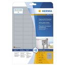 Herma 4221 Typenschildetiketten A4 silber 45,7x21,2 mm...