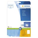 Herma 5065 Etiketten Premium A4, weiß 210x297 mm...