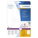 Herma 5079 CD-Etiketten A4 weiß Ø 116 mm Papier matt...