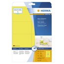 Herma 5144 Etiketten A4 neon-gelb 99,1x67,7 mm Papier...