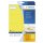 Herma 5144 Etiketten A4 neon-gelb 99,1x67,7 mm Papier matt 160 St.