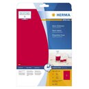Herma 5048 Etiketten A4 neon-rot 210x297 mm Papier matt...