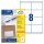 Avery Zweckform® 3426 Universal-Etiketten (A4, Papier matt,  800 Etiketten, 105 x 70 mm) 100 Blatt weiß
