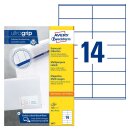 Avery Zweckform® 3477 Universal-Etiketten (A4, Papier...