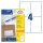 Avery Zweckform® 3483 Universal-Etiketten (A4, Papier matt, 400 Etiketten, 105 x 148 mm) 100 Blatt weiß