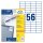 Avery Zweckform® 3668 Universal-Etiketten (A4, Papier matt, 5.600 Etiketten, 52,5 x 21,2 mm) 100 Blatt weiß