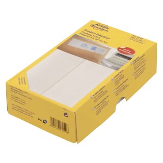 Avery Zweckform® 3440 Frankier-Etiketten - doppelt, 163 x 43 mm, 500 Stück