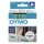 Dymo Schriftband D1, Kunststoff, laminiert, 7 m x 12 mm, Schwarz/Grün