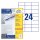 Avery Zweckform® 3474-200 Universal-Etiketten, 70 x 37 mm, 220 Bogen/5.280 Etiketten, weiß