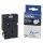 Brother® TC-201 Schriftbandkassetten, laminiert, 12 mm x 7,7 m, schwarz auf weiß