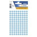 Herma 1843 Vielzwecketiketten blau Ø 8 mm rund...