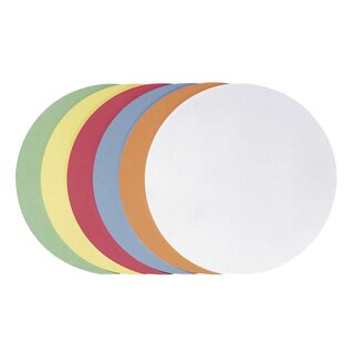 Franken Moderationskarte Kreis groß, 195 mm, sortiert, 250 Stück