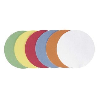 Franken selbstklebende Moderationskarte Kreis klein, 95 mm, sortiert, 300 Stück