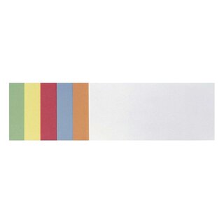 Franken selbstklebende Moderationskarte Rechteck, 205 x 95 mm, sortiert, 300 Stück