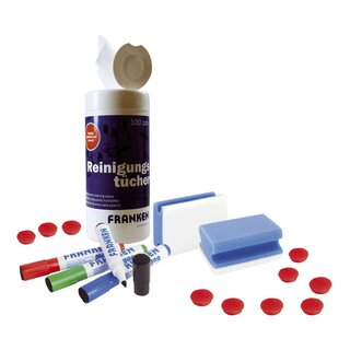 Franken Starter-Set für Magnettafel, Schreib- und Rastertafeln