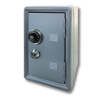 BTE Deutschland Spardosenschloss – 62,5 Mm Rund, Mit Schlüssel Nr. 3