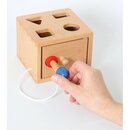 Steckspiel Sortierbox Formen mit Schlüssel aus Holz