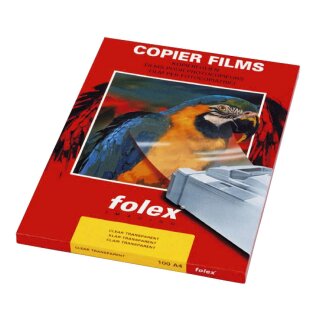 Folex® OHP-Kopier- und Druckerfolien Standard Universal X-10.0 - A4, 0,10 mm, 100 Folien