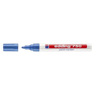 Edding 750 Glanzlack-Marker creative - 2 - 4 mm, blau