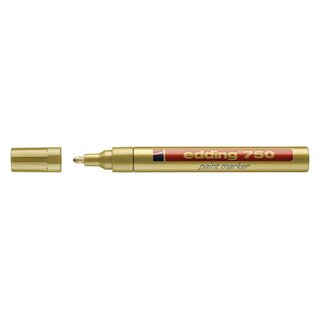 Edding 750 Lack-Marker creative - 2 - 4 mm, gold