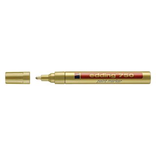 Edding 750 Glanzlack-Marker creative - 2 - 4 mm, gold