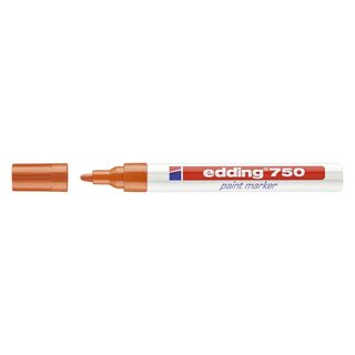 Edding 750 Glanzlack-Marker creative - 2 - 4 mm, orange