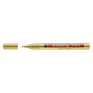 Edding 751 Glanzlack-Marker creative - 1 - 2 mm, gold