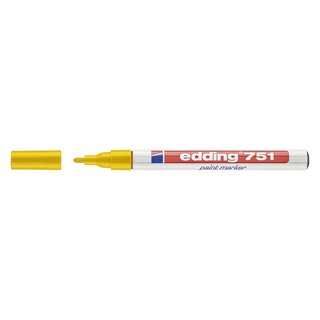 Edding 751 Glanzlack-Marker creative - 1 - 2 mm, gelb