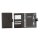 Bind® Systemplaner A6 Office, Nappaleder, schwarz, mit Druckknopfverschluss