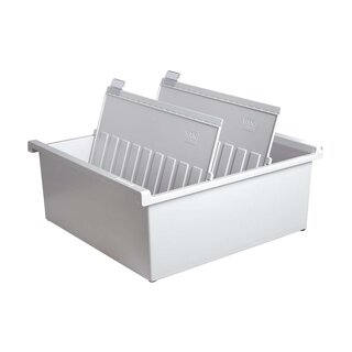 HAN Karteitrog A4 quer, für 1300 Karten, lichtgrau