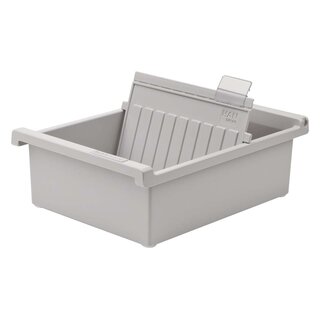 HAN Karteitrog A6 quer, für 800 Karten, lichtgrau