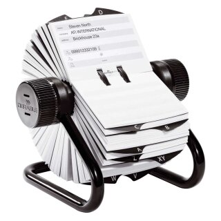 Durable TELINDEX® Rollkartei mit 500 beidseitig bedruckten Karteikarten, inkl. Register
