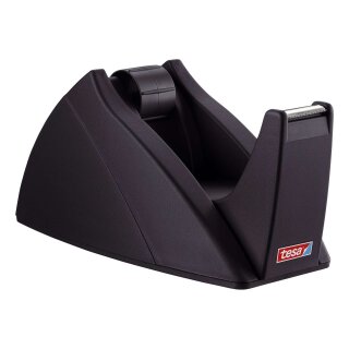 Tesa® Tischabroller für Klebefilm tesa Easy Cut®, 33 m x 19 mm, schwarz Abroller