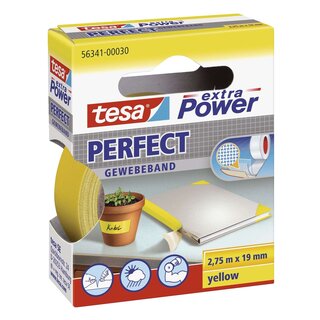 Tesa® Gewebeklebeband extra Power Gewebeband, 2,75 m x 19...