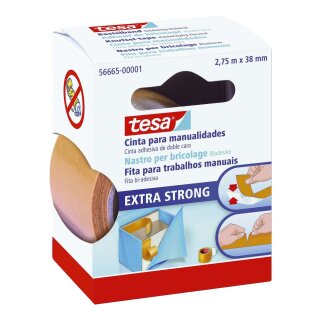 Tesa® Bastelband, Träger: PVC/Acrylatklebmasse, beidseitig klebend, 2,75 m