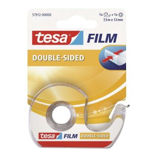 Tesa® tesafilm®  doppelseitig klebend, beidseitig Bandgröße (L x B): 7,5 m x 12 mm