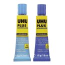 UHU® PLUS SCHNELLFEST, 2-Komponenten-Epoxidharzkleber, ohne Lösungsmittel, 35 g