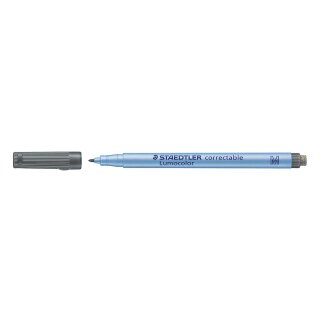 Staedtler® Folienstift Lumocolor correctable, schwarz, 1,0, M