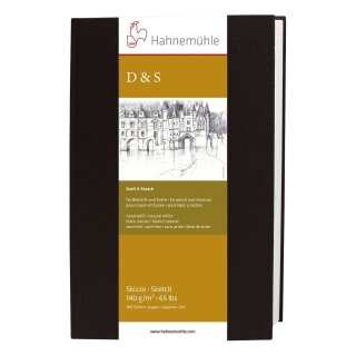 Hahnemühle Skizzenbuch D&S - A6, 140 g/qm, 62 Blatt, HF=Hochformat