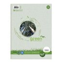 Ursus Green Collegeblock - A4, 80 Blatt, 60g/qm, 9 mm,...