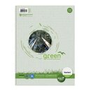 Ursus Green Collegeblock - A4, 80 Blatt, 60g/qm, 5 mm,...