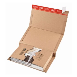 ColomPac® Klassische Versandverpackung zum Wickeln 330x270x80 mm (C4+), braun