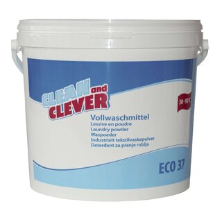 Clean und Clever Pulverförmiges Vollwaschmittel - besonders umweltfreundlich, 10 kg