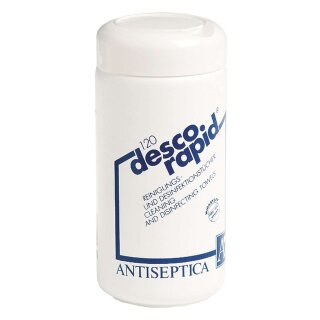 Descorapid® Desinfektionstücher - Dose mit 120 Tüchern